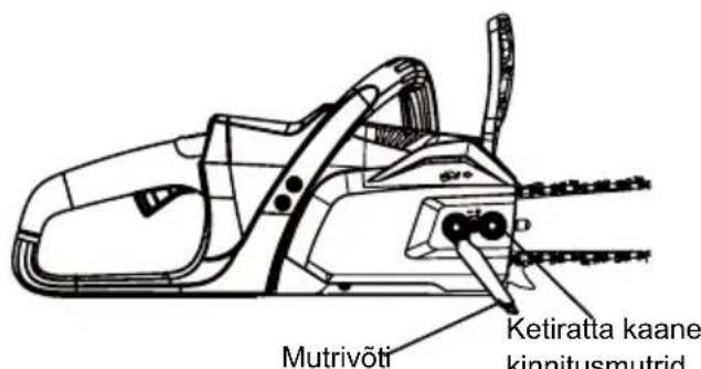 MCCULLOCH Li 40CS - JUHTLATI JA KETI ASENDAMINE - 1