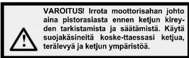 MCCULLOCH Li 40CS - KETJUN KIREYDEN TARKISTAMINEN - 1