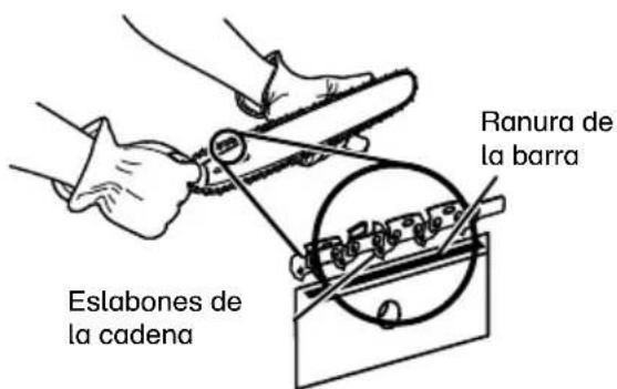 MCCULLOCH Li 40CS - SUSTITUIR LA BARRA Y LA CADENA - 4