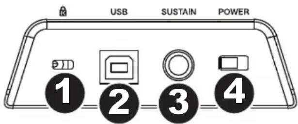 M-AUDIO Keystation 49 MK3 - Rear Panel - 1