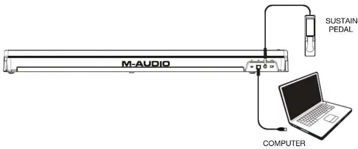 M-AUDIO Keystation 49 MK3 - Setup - 1