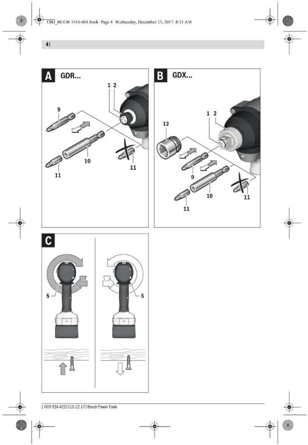 BOSCH GDR 18V160 Professional - 8