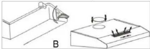 BOMANN DU 623.3 - Selection du type d'évacuation des fumées - 3