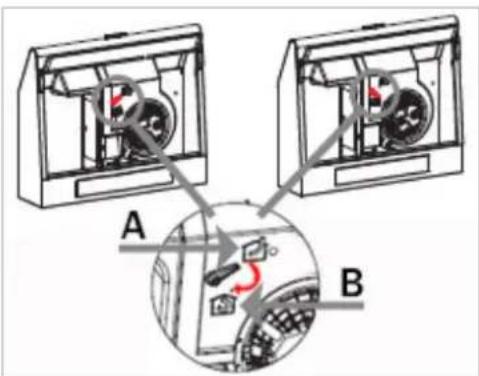 BOMANN DU 623.3 - Selection du type d'évacuation des fumées - 1