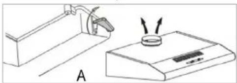 BOMANN DU 623.3 - A: Extraction mode (outdoor air ventilation) - 1