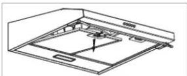 BOMANN DU 623.3 - Mounting below the wall unit - 1