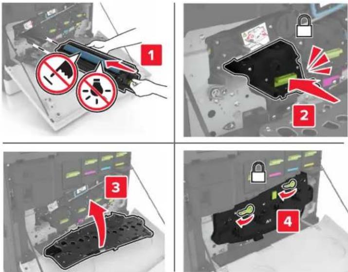 LEXMARK XC8160dte - Remplacement d'un photoconducteur - 6
