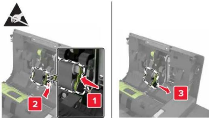 LEXMARK XC8160dte - Remplacement du rouleau d'alimentation du DAA - 3