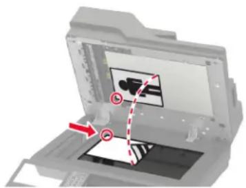 LEXMARK XC8160dte - Utilisation du dispositif d'alimentation automatique et de la vitre du scanner - 2
