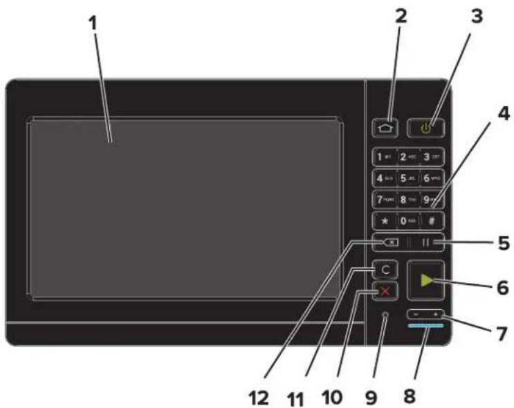 LEXMARK XC8160dte - Connexion des câbles - 6