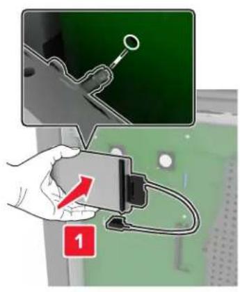LEXMARK XC8160dte - Installation d'un disque dur sur l'imprimante - 2