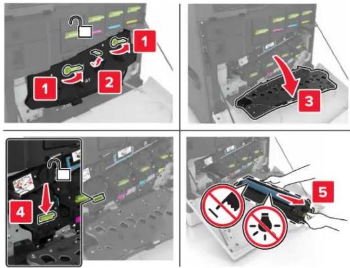 LEXMARK XC8160dte - Remplacement d'une unité de développement - 3