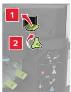 LEXMARK XC8160dte - Bourrage papier derrière la porte J - 2