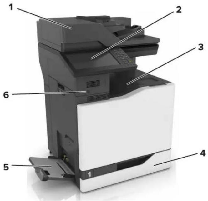 LEXMARK XC8160dte - Modèle de base - 1