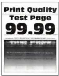LEXMARK XC8160dte - Lignes blanches horizontales - 1