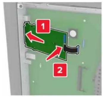 LEXMARK XC8160dte - Installation d'un port de solutions interne - 3