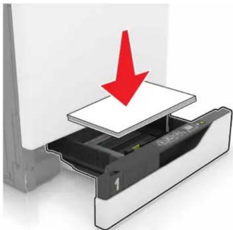 LEXMARK XC8160dte - Chargez le papier correctement - 2