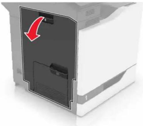 LEXMARK XC8160dte - Bourrage papier derrière la porte B - 1