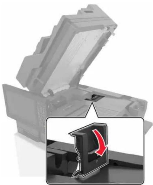 LEXMARK XC8160dte - Remplacement du support de la cartouche d'agrafes dans l'unité de finition d'agrafage - 2