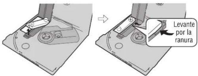 PANASONIC SLJ900 - Cómo SACAR las baterías recargables - 1