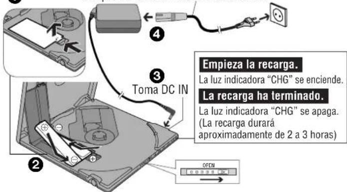 PANASONIC SLJ900 - Baterías recargables Recargar antes del uso inicial. - 1
