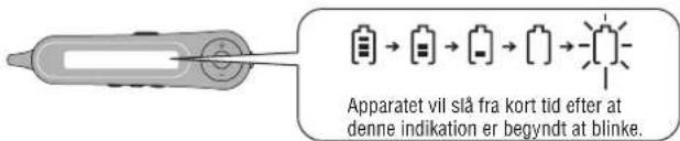PANASONIC SLJ900 - Batteri-indikation - 1