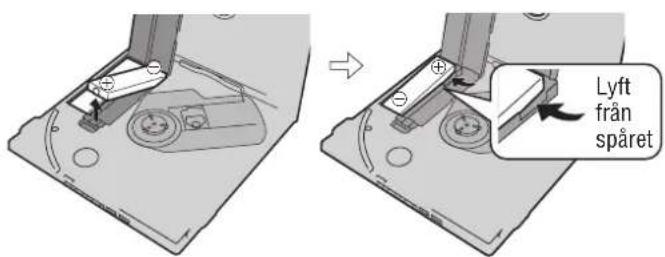 PANASONIC SLJ900 - Uttagning av uppladdningsbara batterier - 1