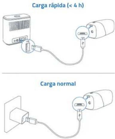 Carga rápida (< 4 h) Carga normal