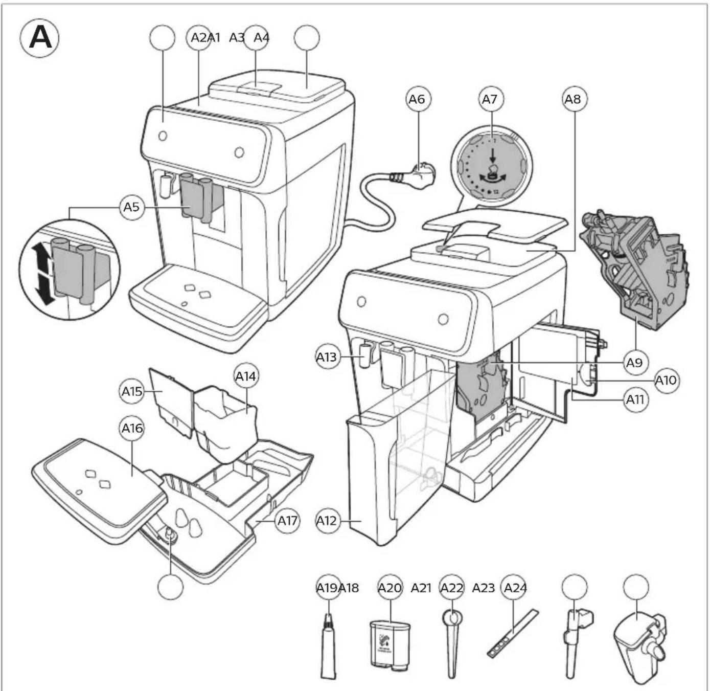 PHILIPS Series 2200 EP2224 - 2