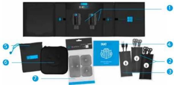 BLUETENS Duo Sport - Inhalt der Box - 1