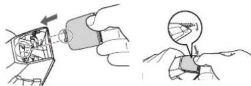 PANASONIC ERGB44 - Nasazení břitu - 1