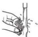 PANASONIC ERGB44 - Aplicati apa, sapun etc. pe fata. - 2