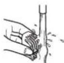 PANASONIC ERGB44 - Nettoyage de la tondeuse - 3