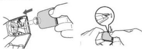 PANASONIC ERGB44 - Montare la lama - 1