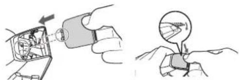 PANASONIC ERGB44 - Het mes bevestigen - 1