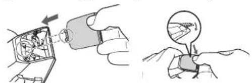 PANASONIC ERGB44 - Zakladanie ostrza - 1