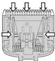 PANASONIC ERGB44 - Limpeza com o pincel - 2