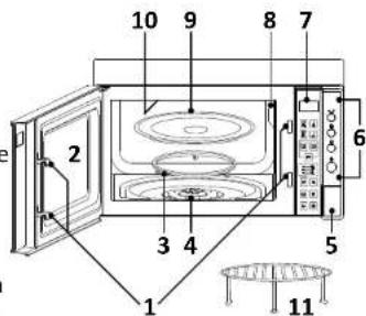 Carrefour Home HMG23DZ13 - Présentation de votre nouveau four à micro-ondes - 1