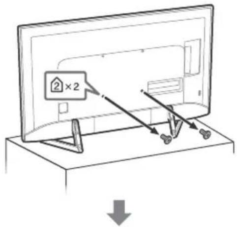 SONY Bravia KD49XF9005 - Zabepieczenie przyd przewróceniem - 1