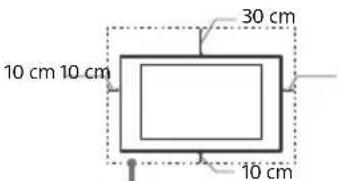 SONY Bravia KD49XF9005 - Monterad pa vaggren - 1