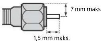 SONY Bravia KD49XF9005 - Anbefaling af F-type stik - 1