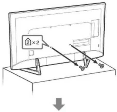 SONY Bravia KD49XF9005 - Prevenzione delle cadute - 1
