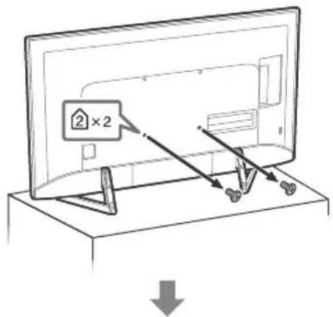 SONY Bravia KD49XF9005 - Prevencion de volcado - 1