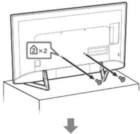 SONY Bravia KD49XF9005 - Asigurarea stabilitaţii - 1