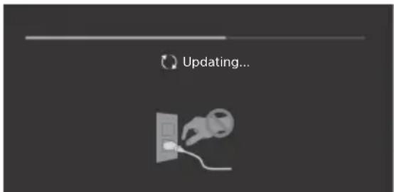 SONY Bravia KD49XF9005 - När meldingen [En ny systemprogramvareoppatering er tilgengelig...] vises. - 1