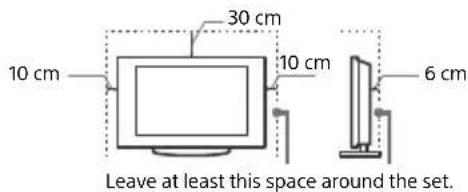 SONY Bravia KD49XF9005 - Installed with stand - 1