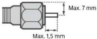 SONY Bravia KD49XF9005 - Recomandare privind mufa de tip F - 1