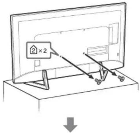 SONY Bravia KD49XF9005 - Topple prevention - 1