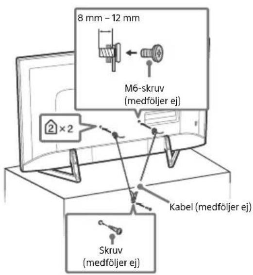 SONY Bravia KD49XF9005 - Forebyggande av fall - 2