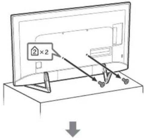 SONY Bravia KD49XF9005 - Verhinderung des Umkippens - 1
